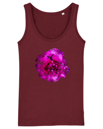 Trandafir si colibri Burgundy