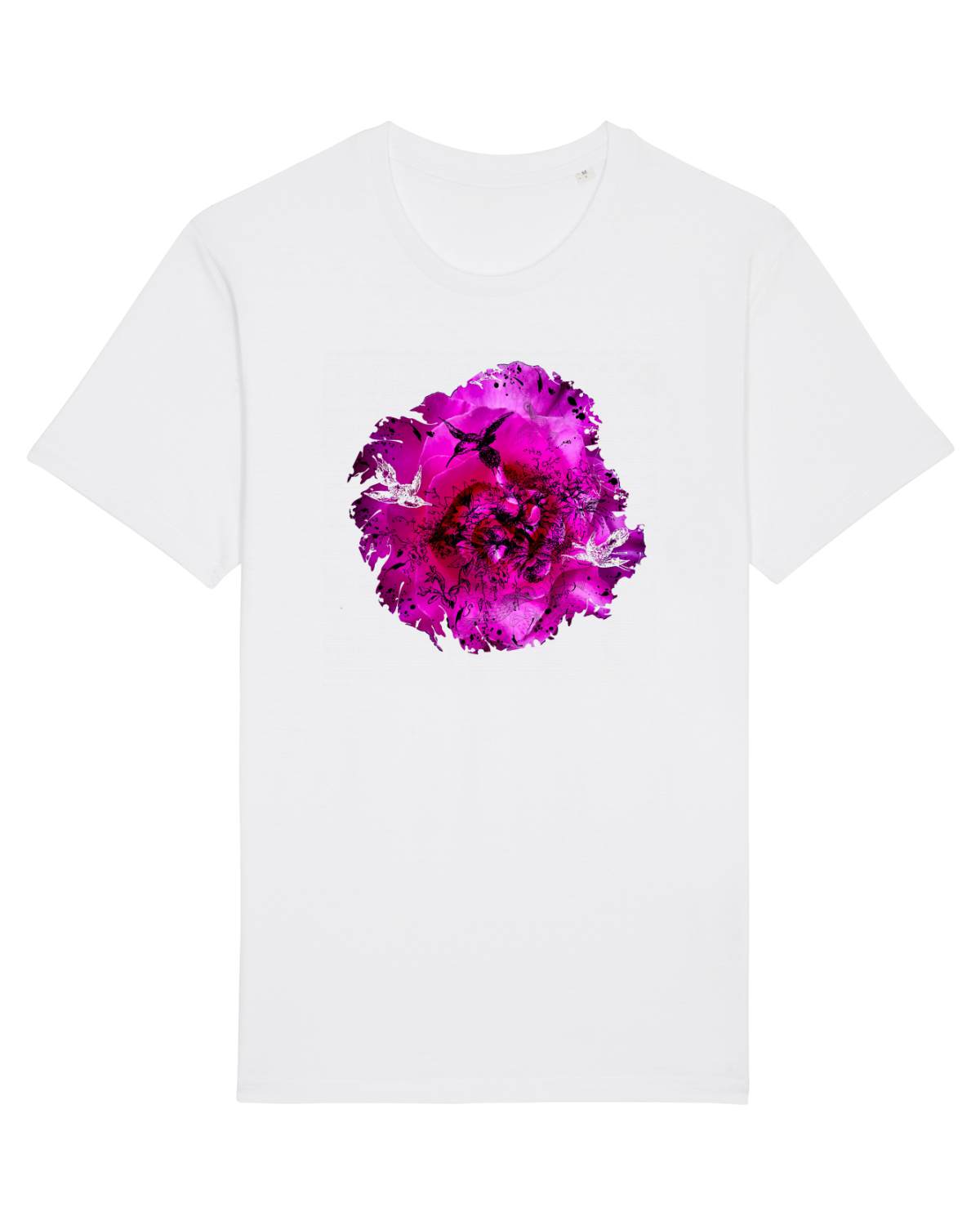 Tricou mânecă scurtă Unisex Rocker White