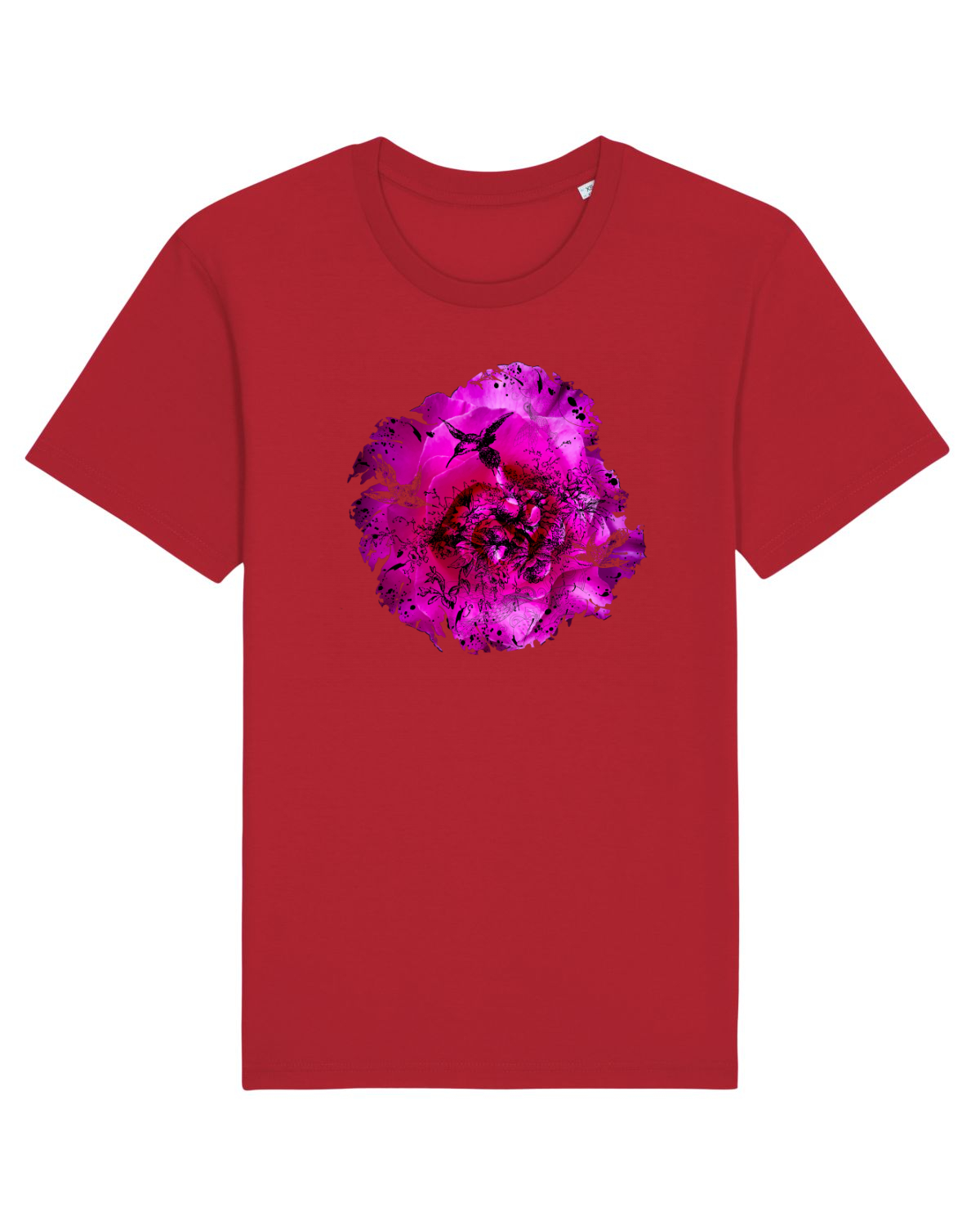 Tricou mânecă scurtă Unisex Rocker Red