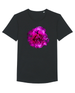 Trandafir si colibri Tricou mânecă scurtă guler larg Bărbat Skater