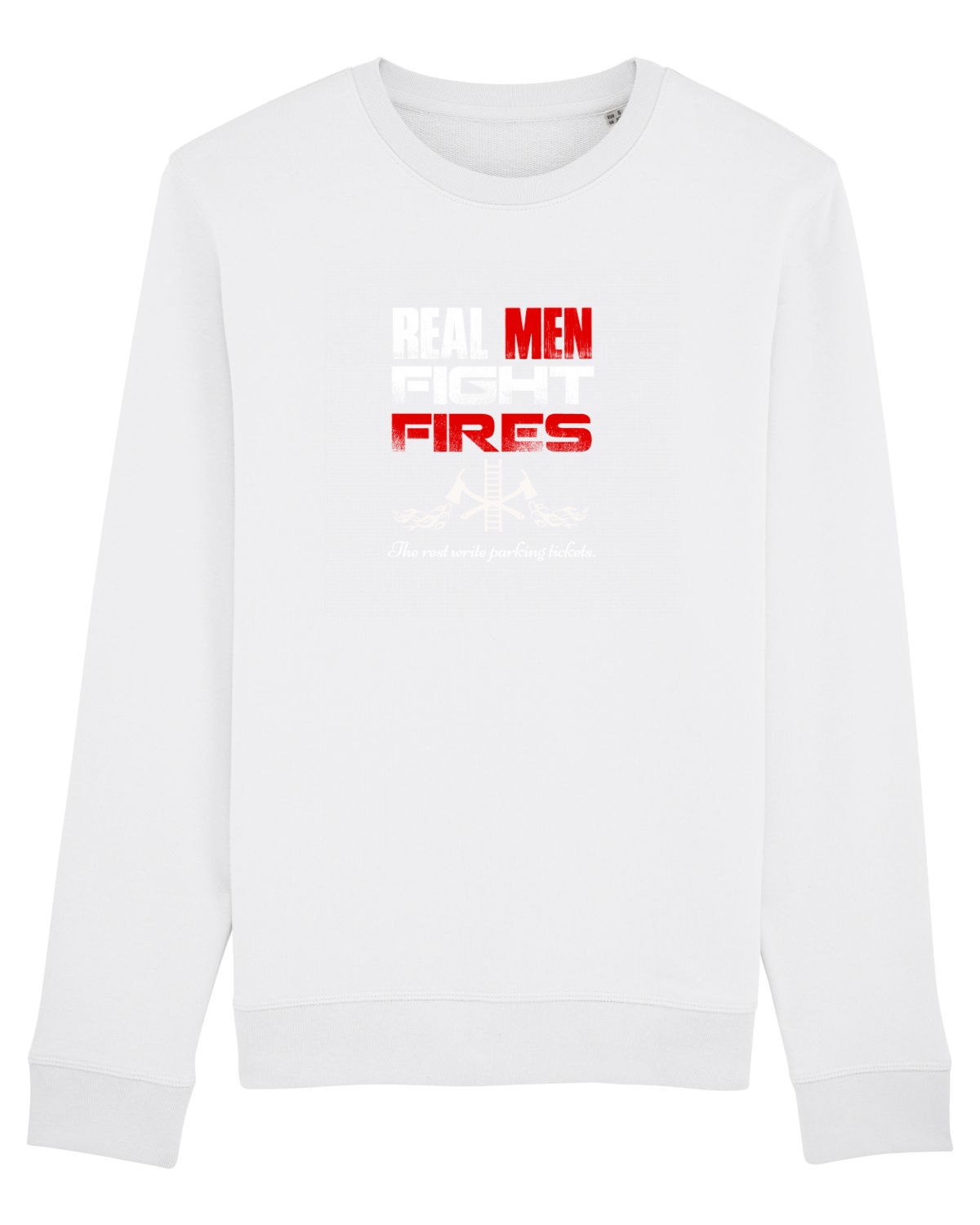 Bluză mânecă lungă Unisex Rise White