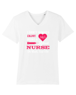 NURSE Tricou mânecă scurtă guler V Bărbat Presenter