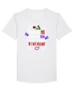FUNNY Tricou mânecă scurtă guler larg Bărbat Skater