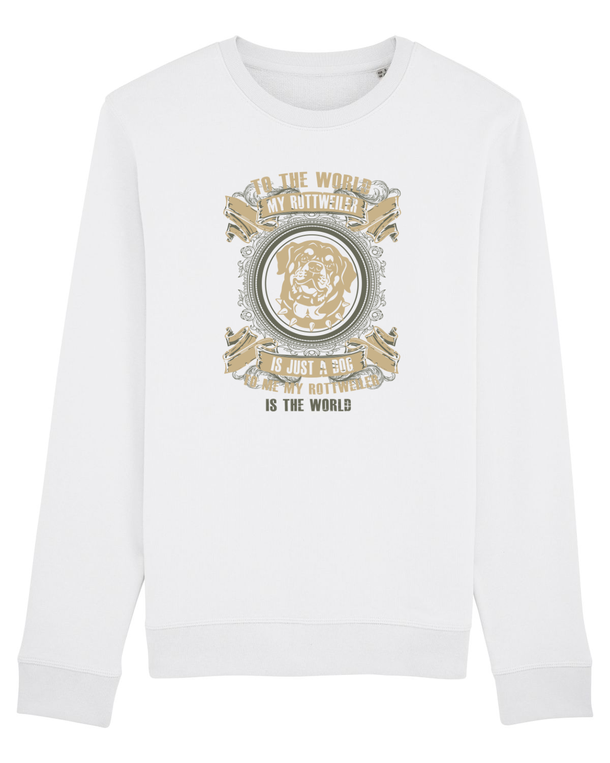 Bluză mânecă lungă Unisex Rise White