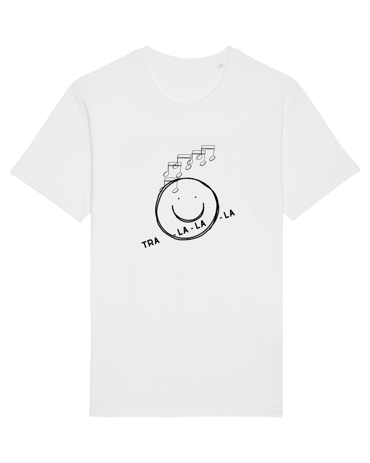 Tricou mânecă scurtă Unisex Rocker White