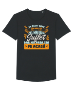 Cel mai bun suflet Tricou mânecă scurtă guler larg Bărbat Skater