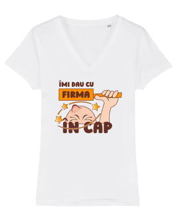 Îmi dau cu firma în cap White