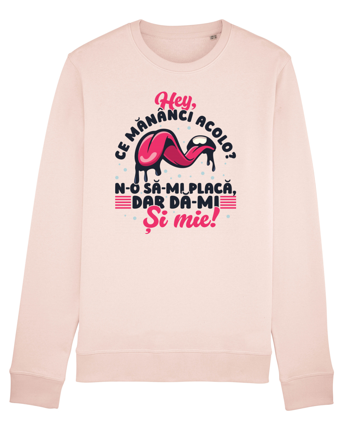 Bluză mânecă lungă Unisex Rise Candy Pink