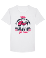 Ce mănânci acolo? Tricou mânecă scurtă guler larg Bărbat Skater