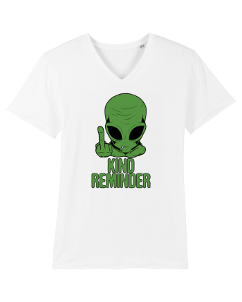 Kind Reminder Alien Style White
