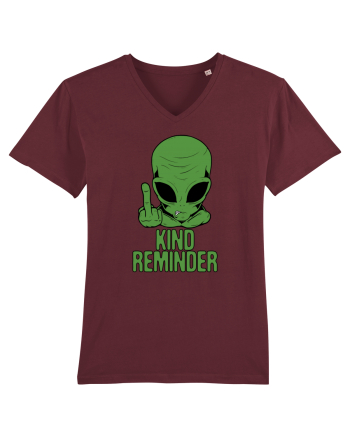 Kind Reminder Alien Style Burgundy