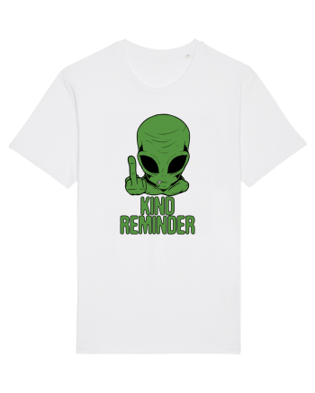 Kind Reminder Alien Style White