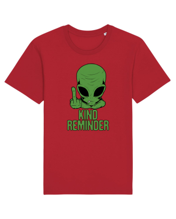 Kind Reminder Alien Style Red