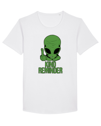 Kind Reminder Alien Style White