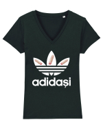 Adidasi de porc / de firma Tricou mânecă scurtă guler V Damă Evoker
