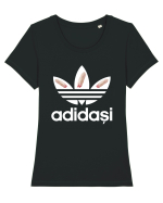 Adidasi de porc / de firma Tricou mânecă scurtă guler larg fitted Damă Expresser