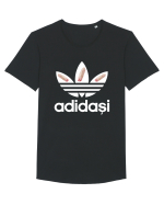 Adidasi de porc / de firma Tricou mânecă scurtă guler larg Bărbat Skater