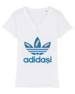 Adidasi de porc / de firma Tricou mânecă scurtă guler V Damă Evoker