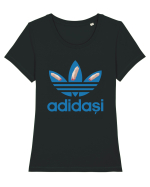 Adidasi de porc / de firma Tricou mânecă scurtă guler larg fitted Damă Expresser