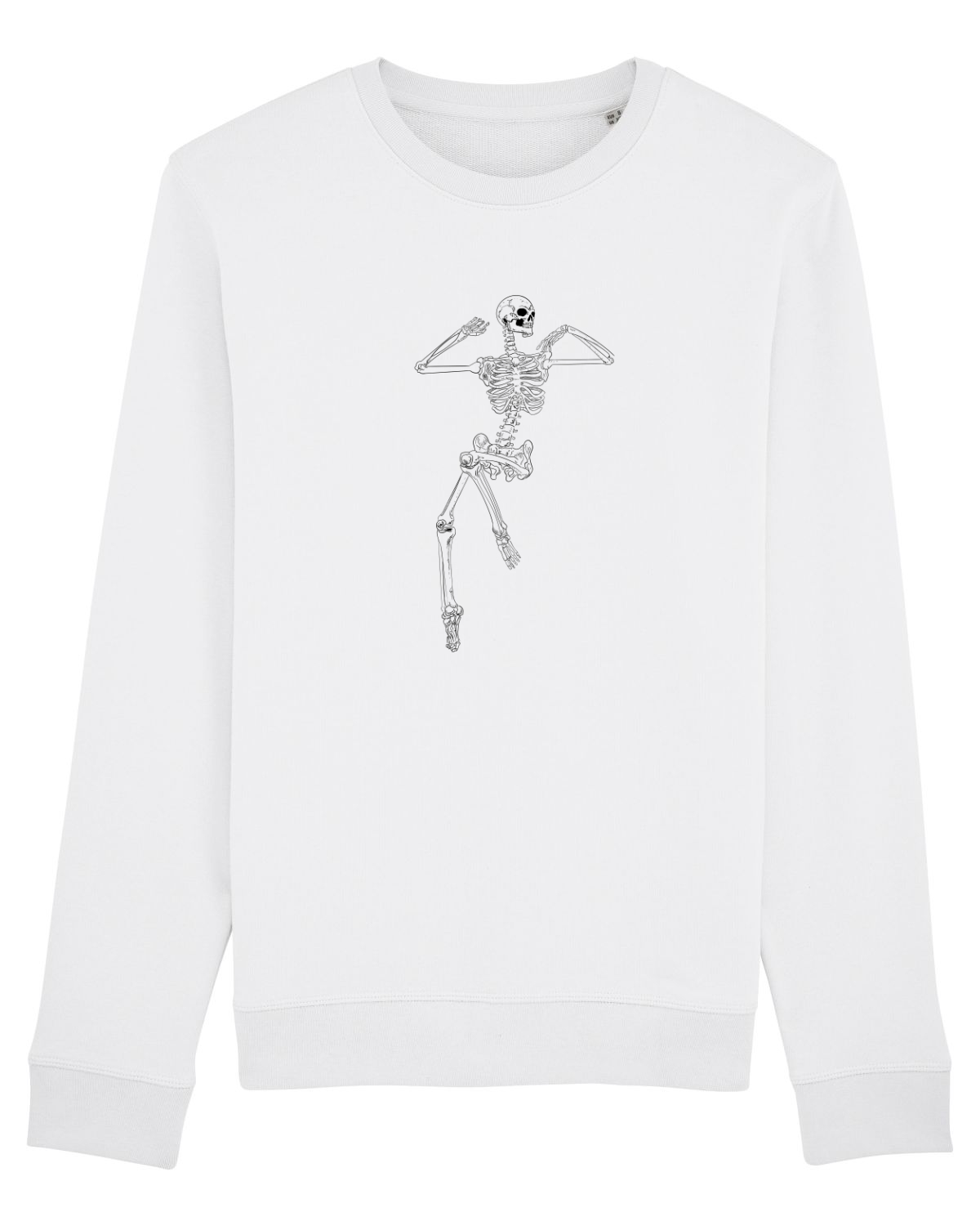 Bluză mânecă lungă Unisex Rise White