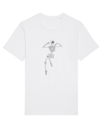 Schelete visător Tricou mânecă scurtă Unisex Rocker