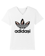Adidasi de porc / de firma Tricou mânecă scurtă guler V Bărbat Presenter
