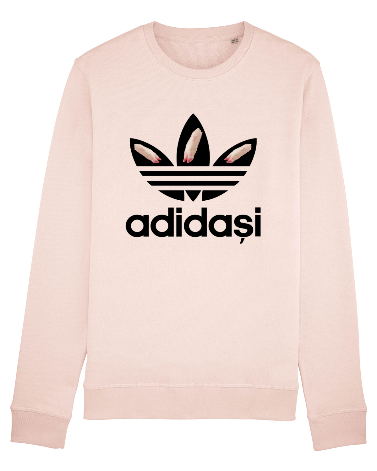 Bluză mânecă lungă Unisex Rise Candy Pink
