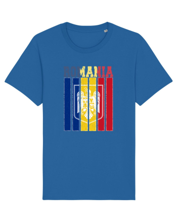 ROMANIA Grunge Royal Blue
