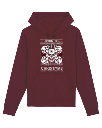 Born To Fit Christmas Burgundy