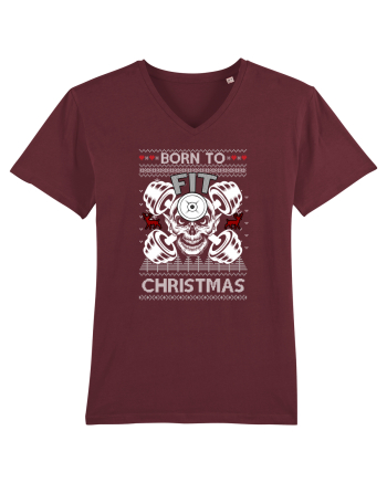 Born To Fit Christmas Burgundy