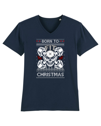 Born To Fit Christmas French Navy