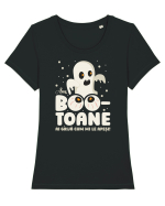 Am boo-toane Tricou mânecă scurtă guler larg fitted Damă Expresser