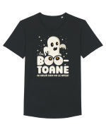 Am boo-toane Tricou mânecă scurtă guler larg Bărbat Skater