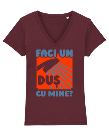 Faci un duș cu mine? Burgundy