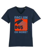 Faci un duș cu mine? Tricou mânecă scurtă guler V Bărbat Presenter