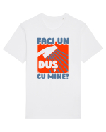 Faci un duș cu mine? Tricou mânecă scurtă Unisex Rocker