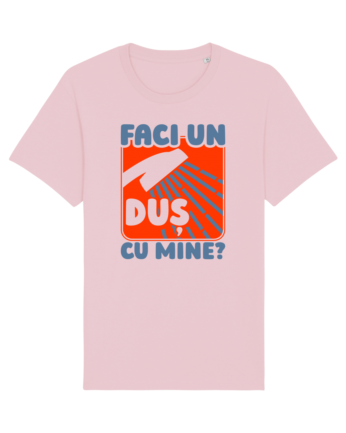 Tricou mânecă scurtă Unisex Rocker Cotton Pink