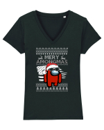 Merry Amongmas Tricou mânecă scurtă guler V Damă Evoker