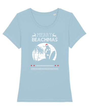 Merry Beachmas Sky Blue
