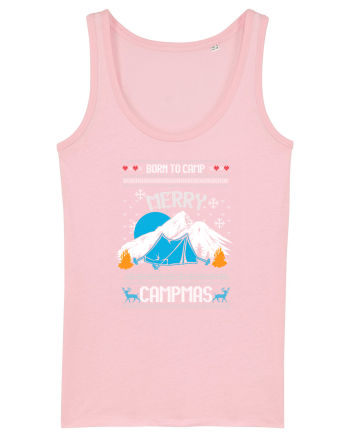 Merry Campmas Born To Camp Cotton Pink