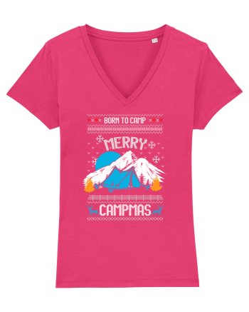 Merry Campmas Born To Camp Raspberry