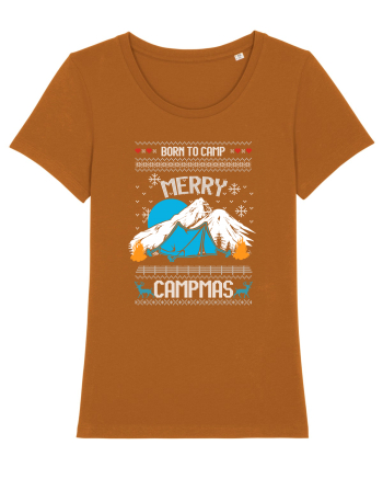 Merry Campmas Born To Camp Roasted Orange