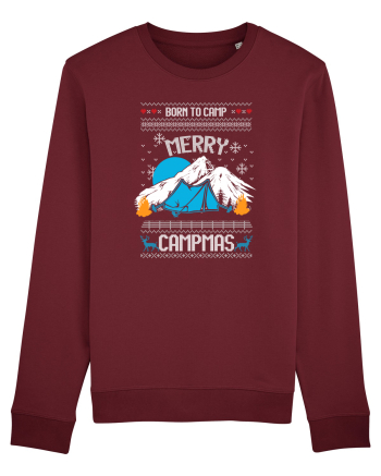 Merry Campmas Born To Camp Burgundy