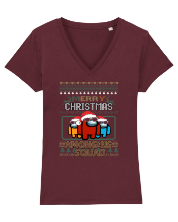 Merry Christmas Among Us Squad Burgundy