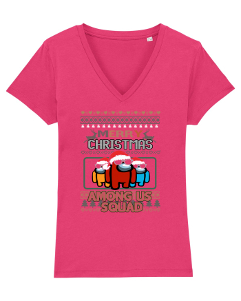 Merry Christmas Among Us Squad Raspberry