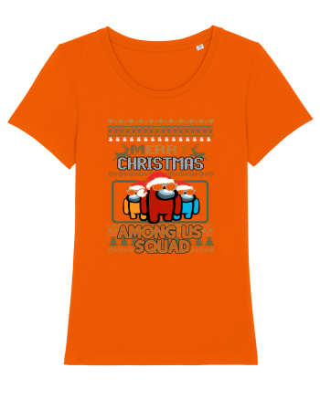 Merry Christmas Among Us Squad Bright Orange