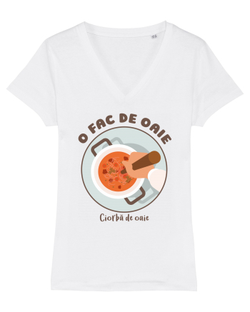 O fac de oaie - ciorbă de oaie White