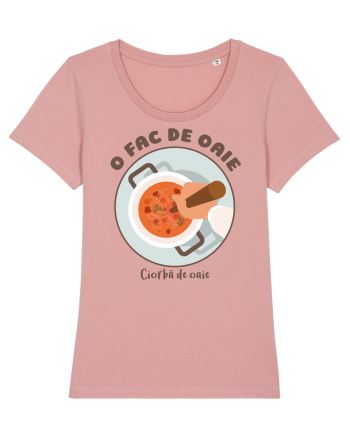 O fac de oaie - ciorbă de oaie Canyon Pink