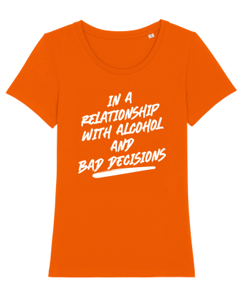 Alcohol and Bad Decisions relationship Bright Orange