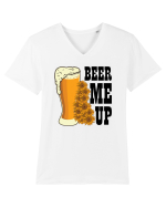 Beer Me Up Tricou mânecă scurtă guler V Bărbat Presenter